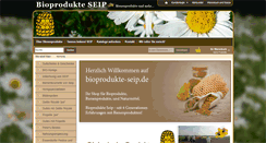 Desktop Screenshot of bioprodukte-seip.de